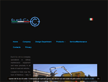 Tablet Screenshot of eurecasrl.net